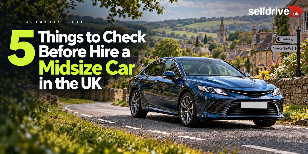 5 Things to Check Before You Hire a Midsize Car in the UK